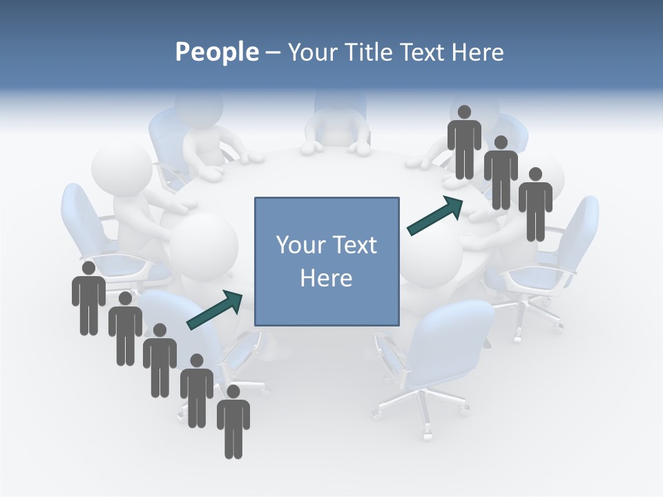 Office Armchair Chair PowerPoint Template