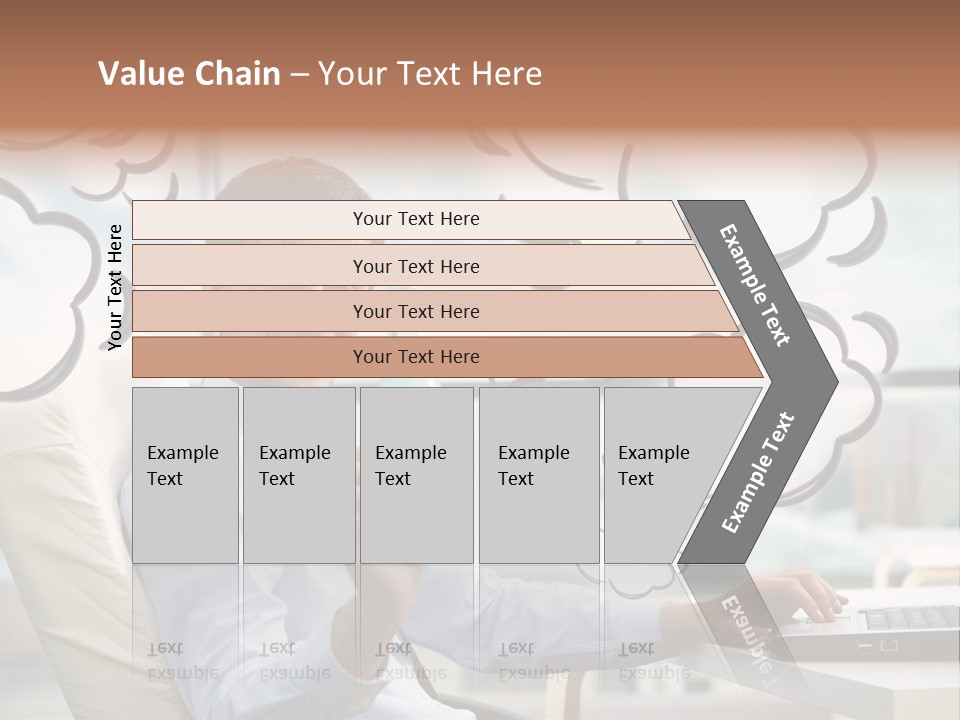 Adult Businessman Crystal PowerPoint Template