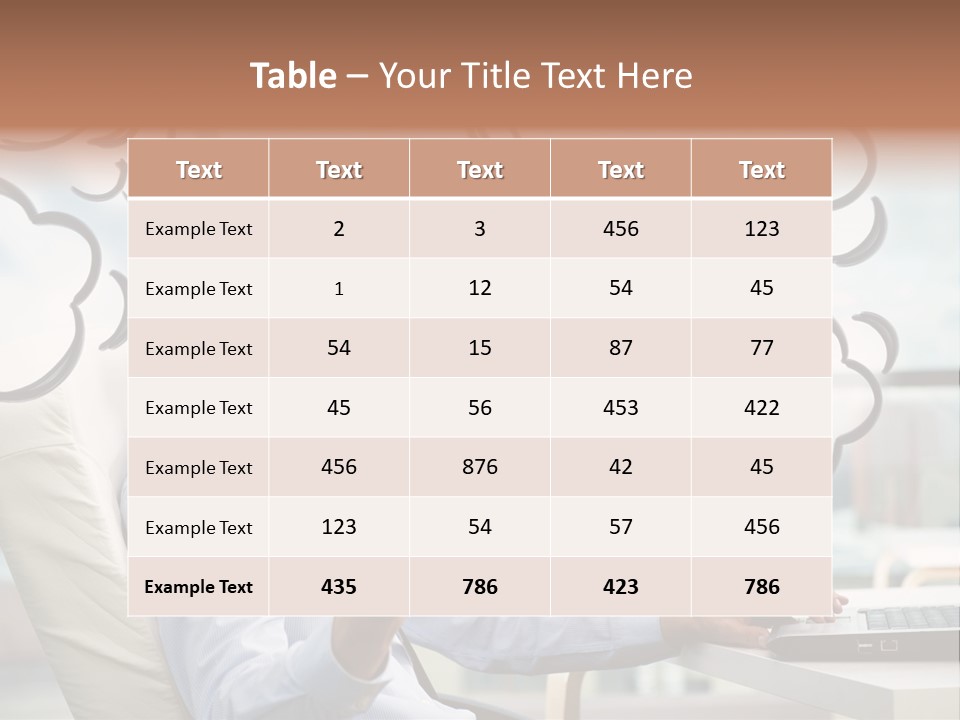 Adult Businessman Crystal PowerPoint Template