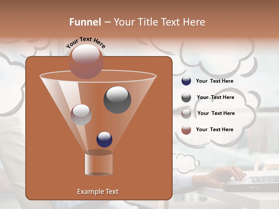 Adult Businessman Crystal PowerPoint Template