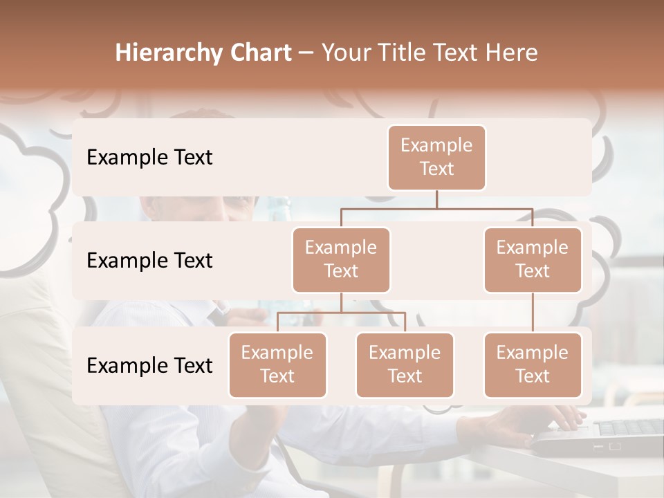 Adult Businessman Crystal PowerPoint Template