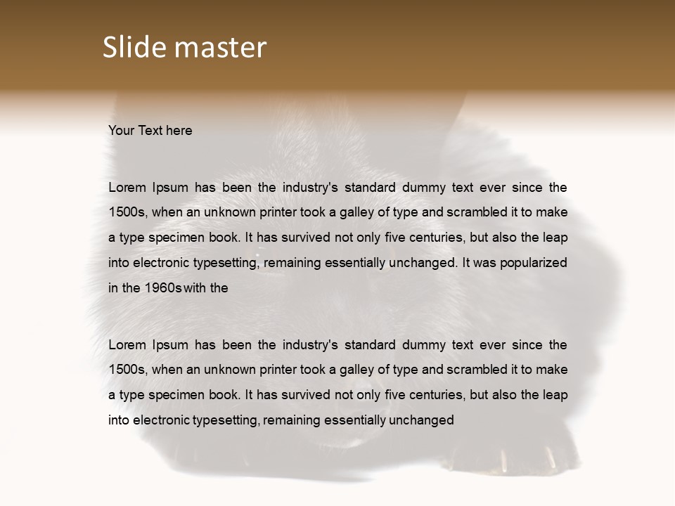 Wild Wild Animal White Background PowerPoint Template