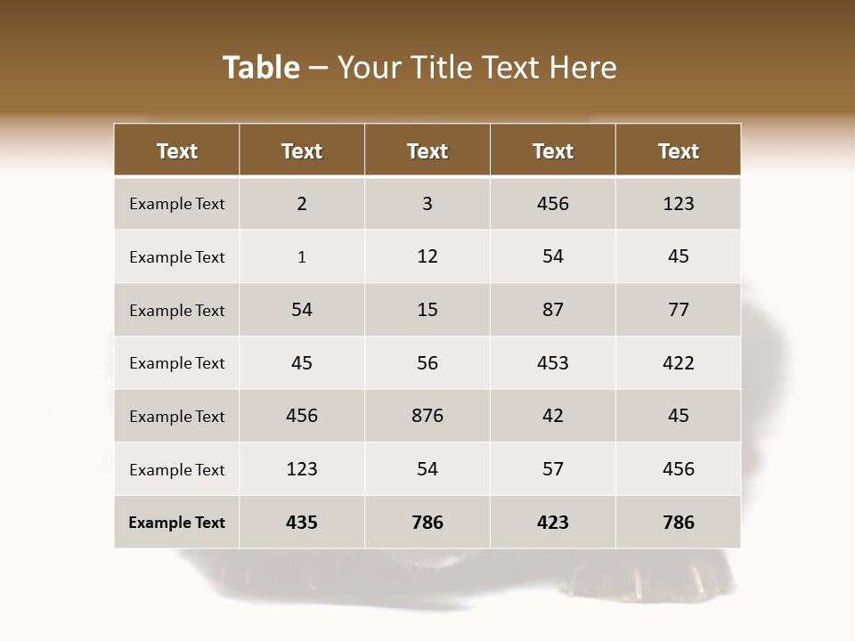 Wild Wild Animal White Background PowerPoint Template