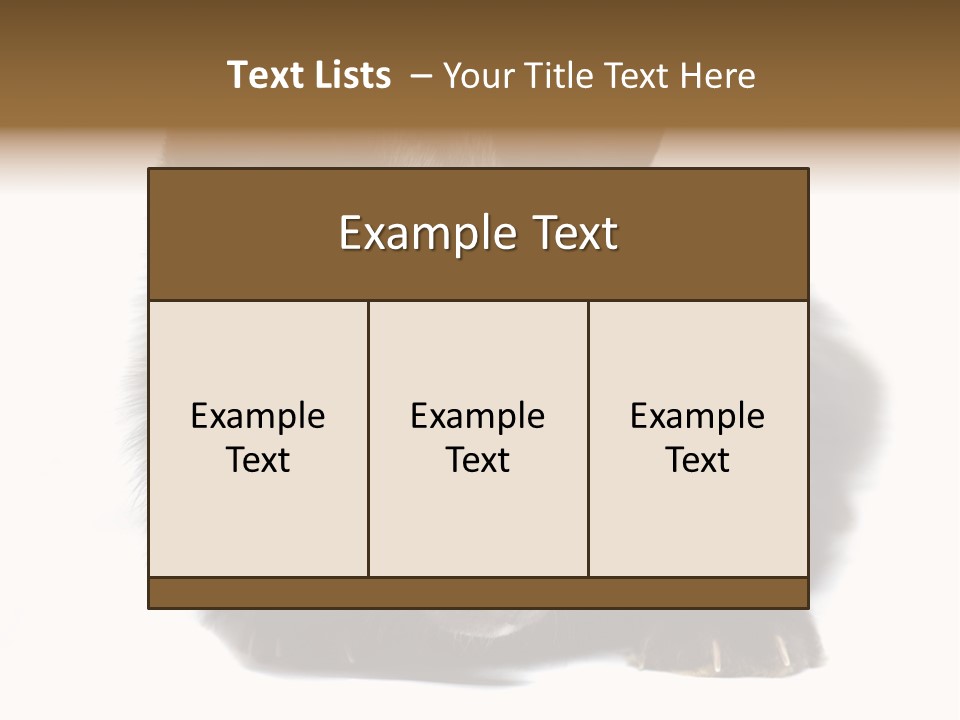 Wild Wild Animal White Background PowerPoint Template