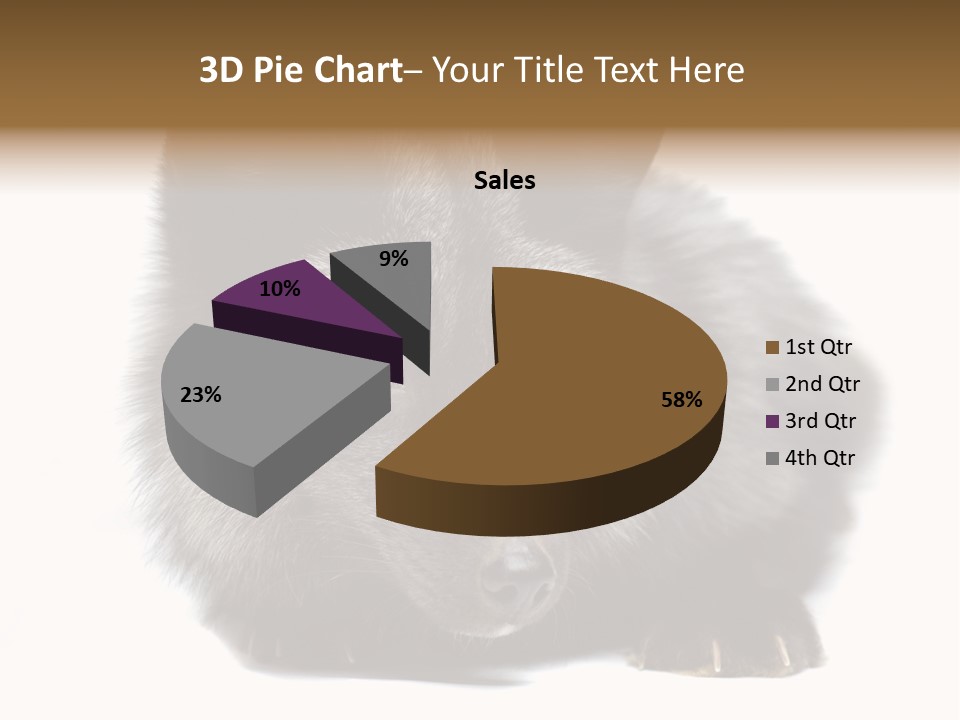 Wild Wild Animal White Background PowerPoint Template