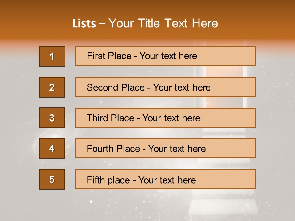 Window Interior Open PowerPoint Template