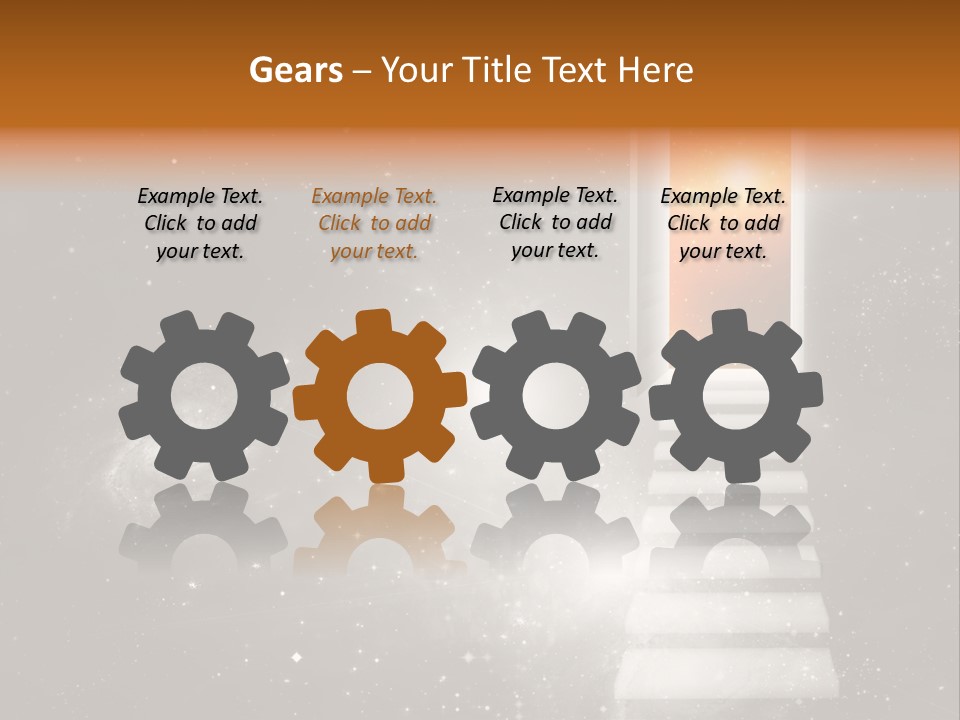 Window Interior Open PowerPoint Template