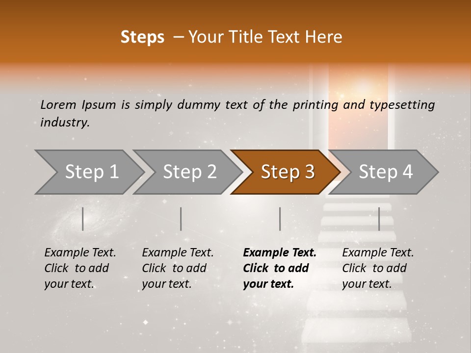 Window Interior Open PowerPoint Template