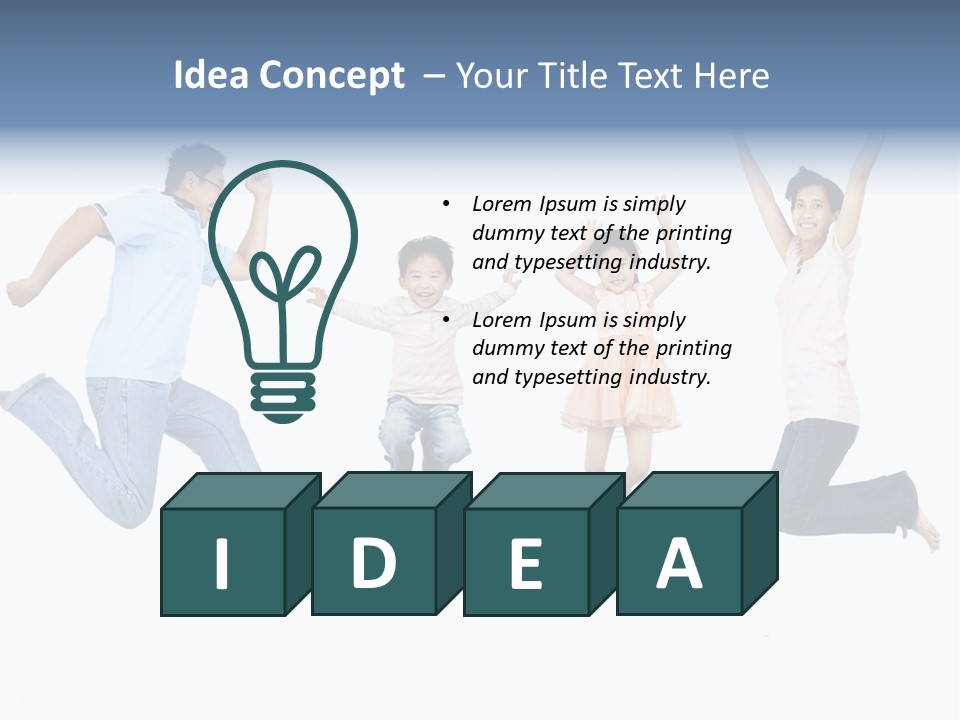 Parent Run Joy PowerPoint Template