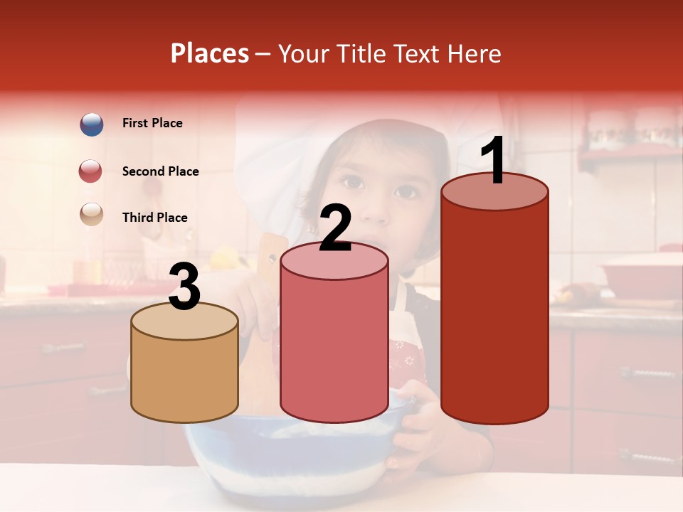 Portrait Scoop Happy PowerPoint Template