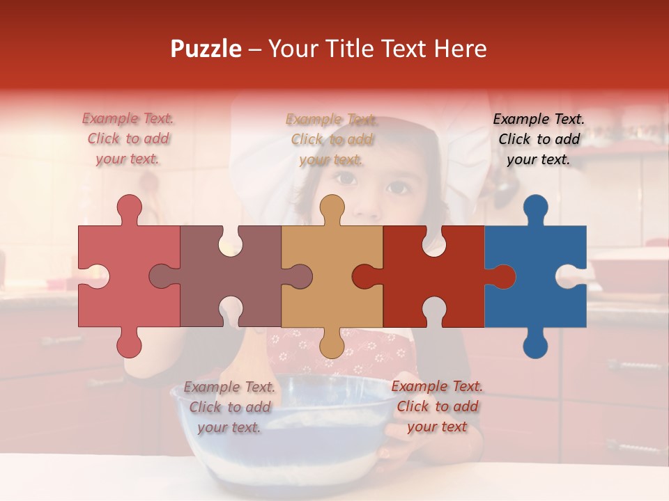 Portrait Scoop Happy PowerPoint Template