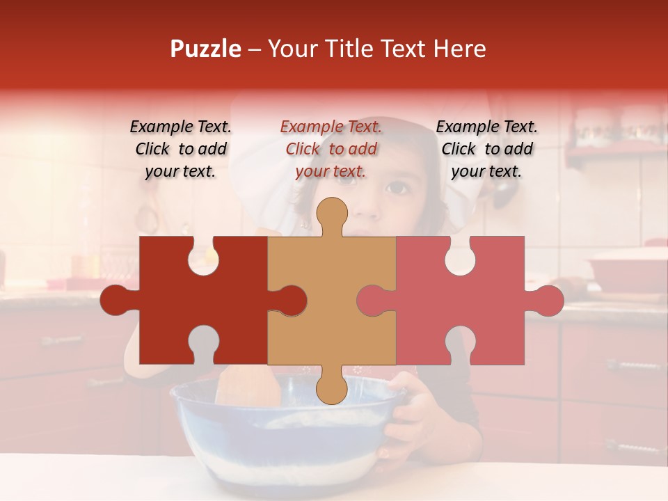 Portrait Scoop Happy PowerPoint Template