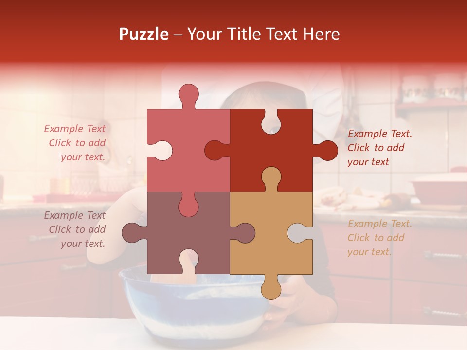 Portrait Scoop Happy PowerPoint Template