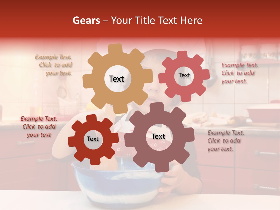 Portrait Scoop Happy PowerPoint Template