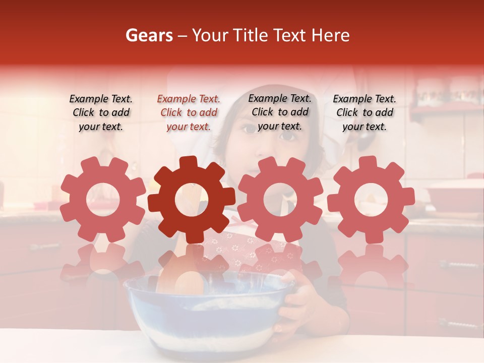 Portrait Scoop Happy PowerPoint Template