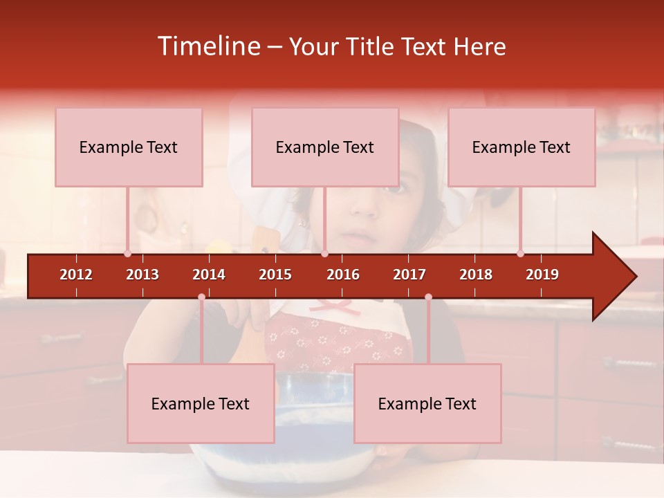 Portrait Scoop Happy PowerPoint Template