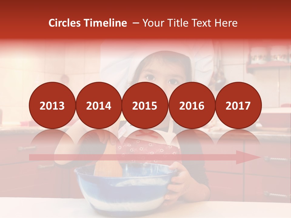 Portrait Scoop Happy PowerPoint Template