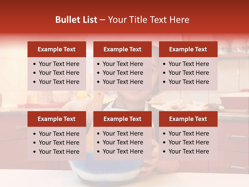 Portrait Scoop Happy PowerPoint Template