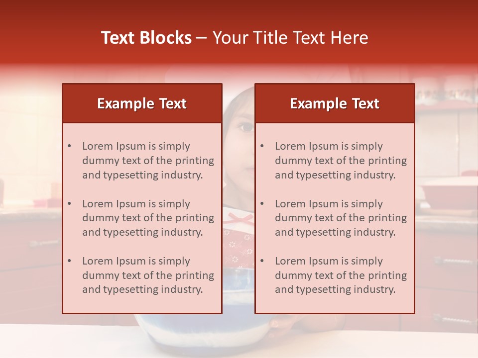 Portrait Scoop Happy PowerPoint Template