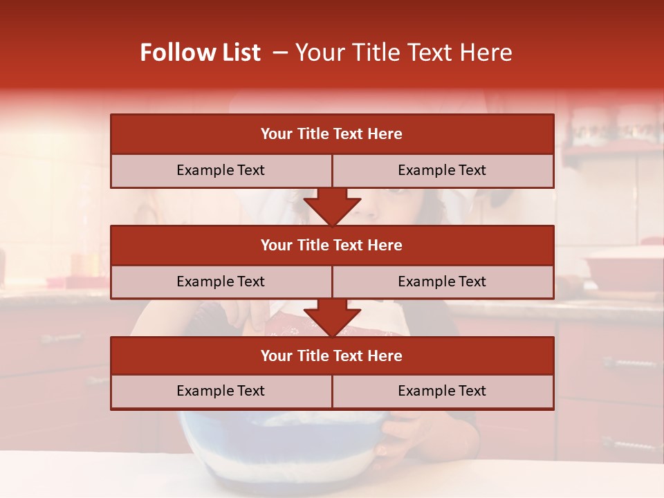 Portrait Scoop Happy PowerPoint Template