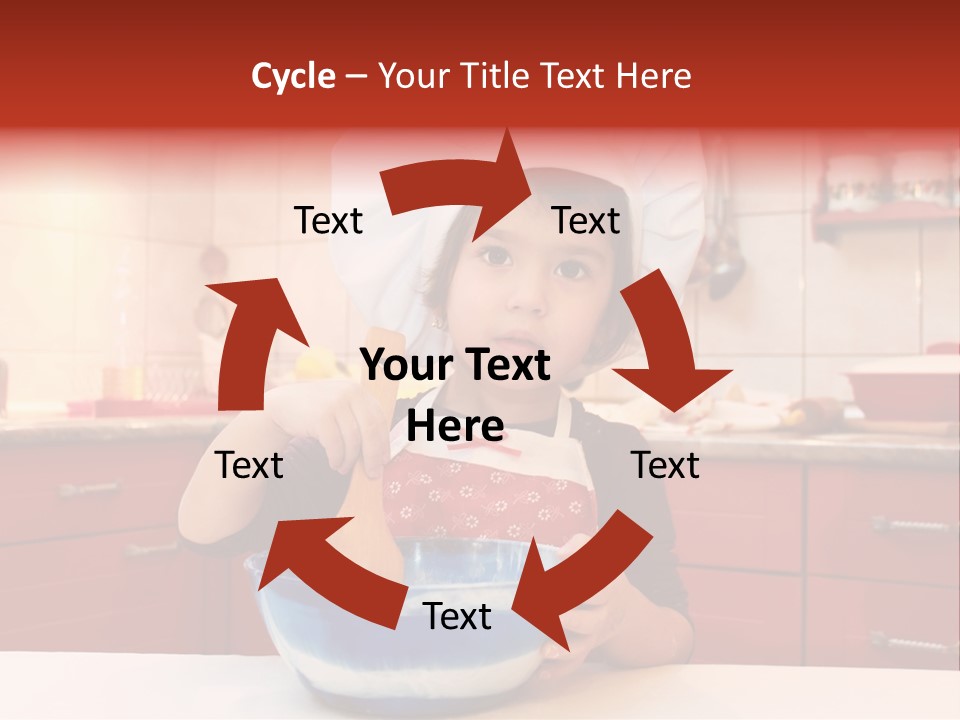 Portrait Scoop Happy PowerPoint Template