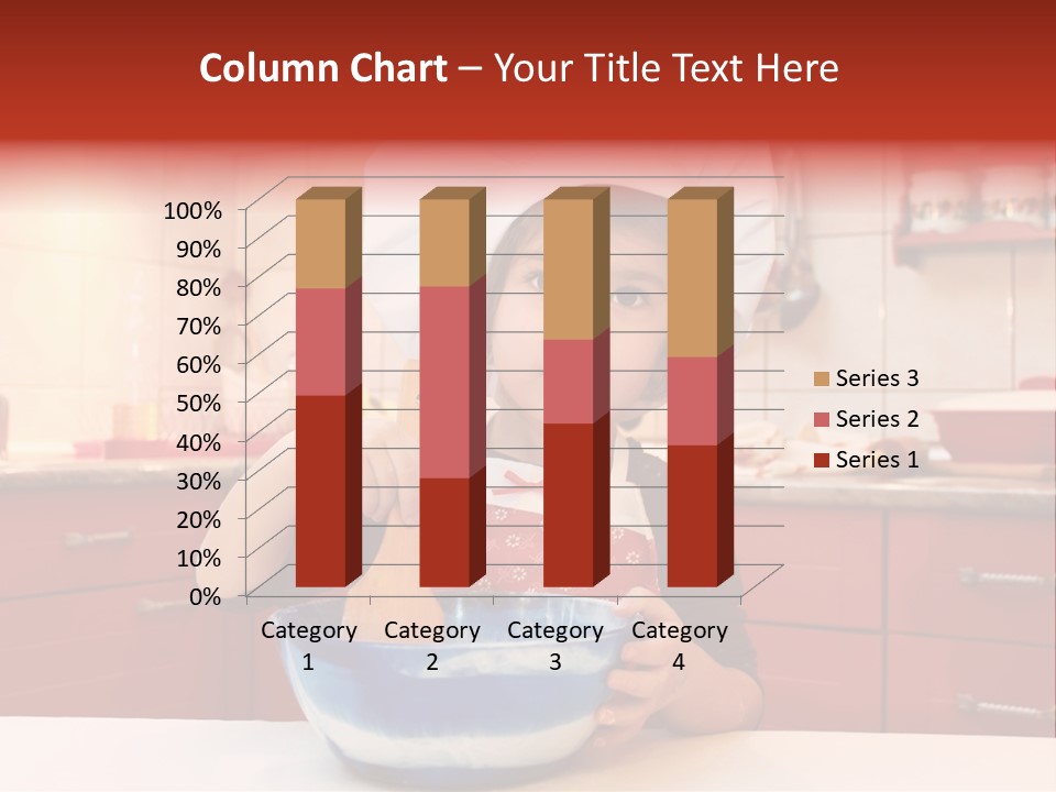 Portrait Scoop Happy PowerPoint Template