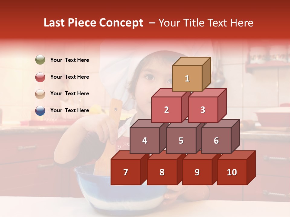 Portrait Scoop Happy PowerPoint Template