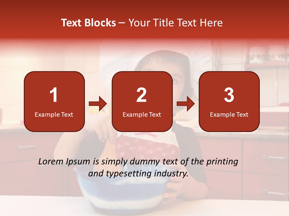 Portrait Scoop Happy PowerPoint Template
