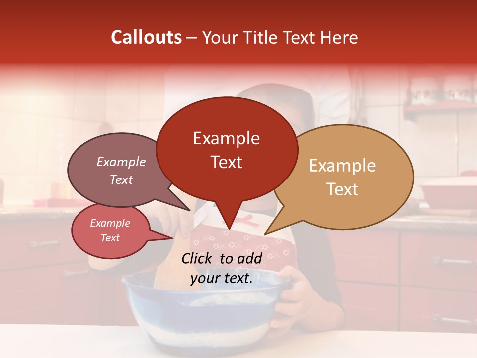 Portrait Scoop Happy PowerPoint Template