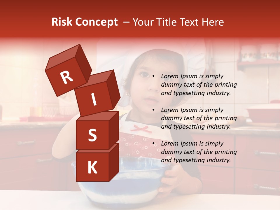 Portrait Scoop Happy PowerPoint Template