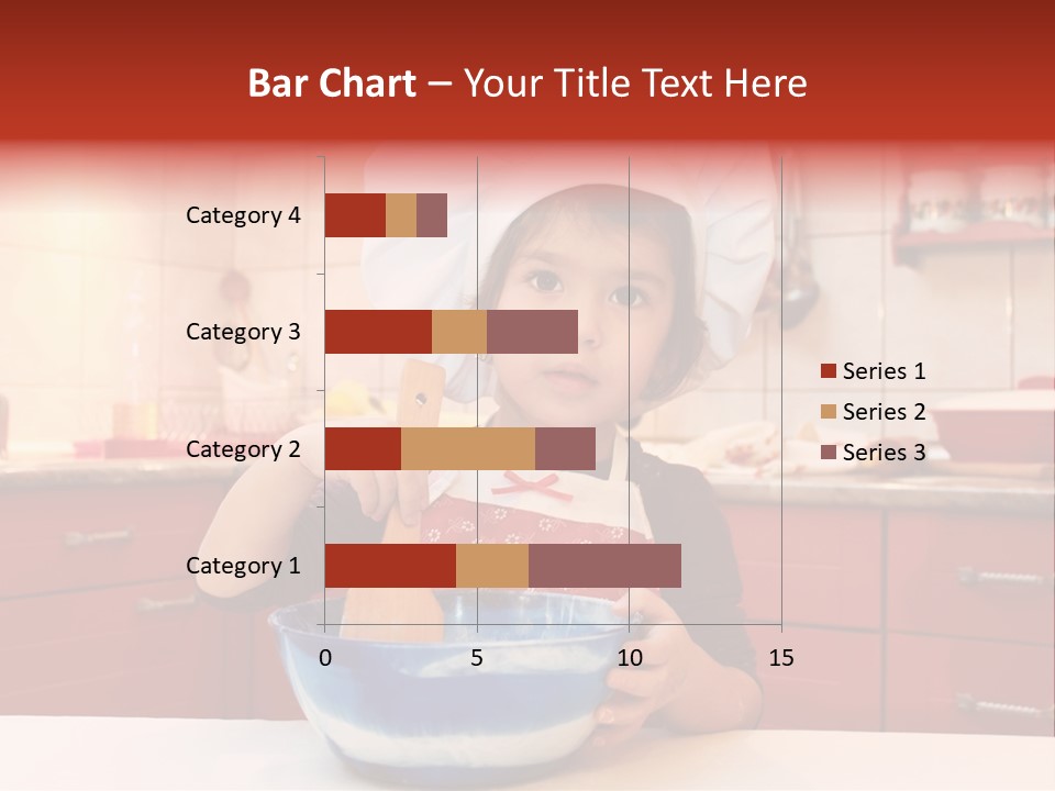 Portrait Scoop Happy PowerPoint Template