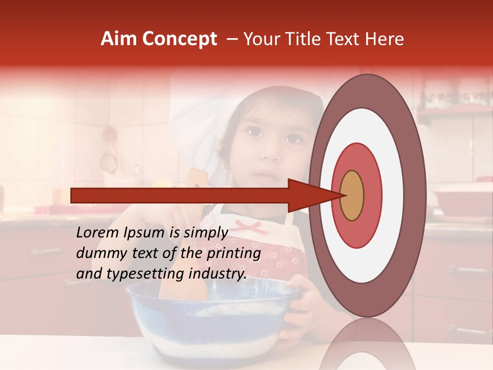 Portrait Scoop Happy PowerPoint Template