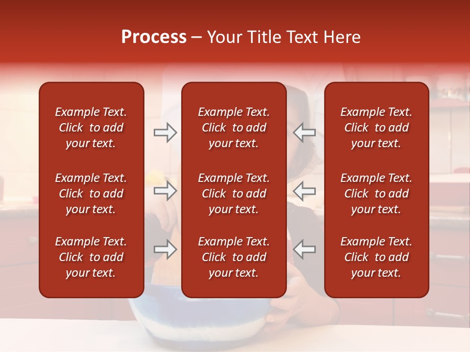 Portrait Scoop Happy PowerPoint Template
