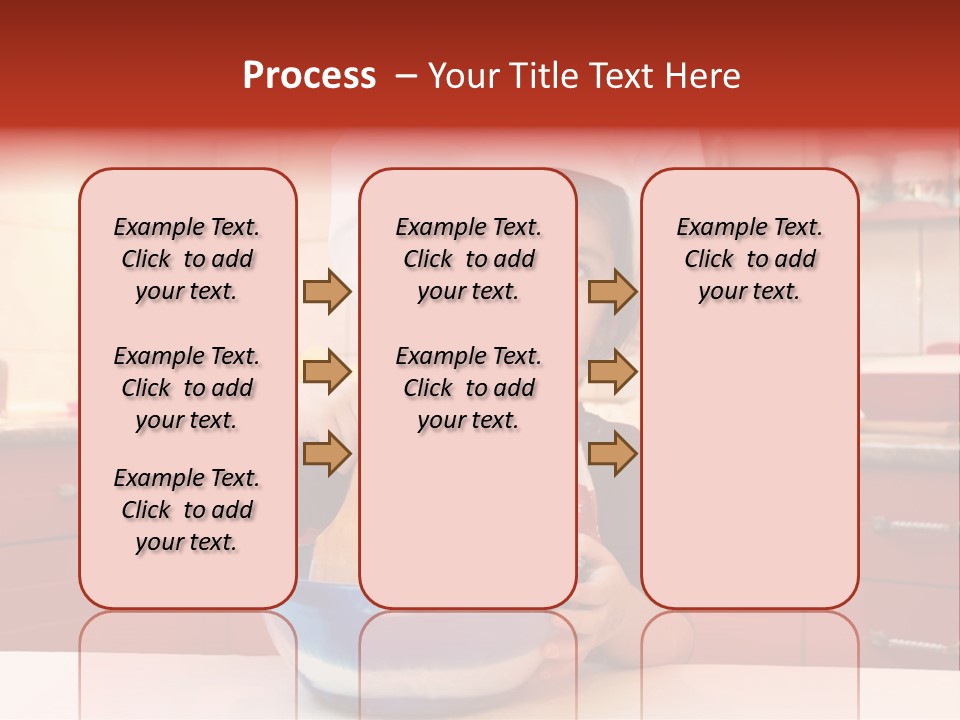 Portrait Scoop Happy PowerPoint Template