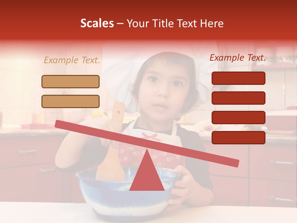 Portrait Scoop Happy PowerPoint Template