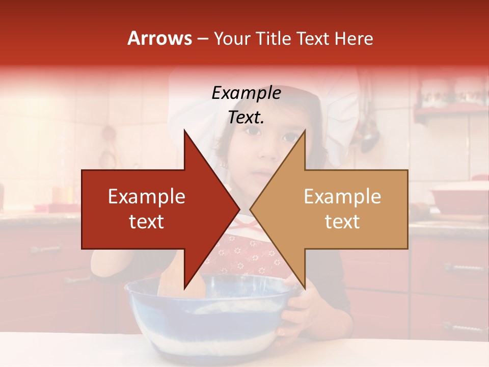 Portrait Scoop Happy PowerPoint Template