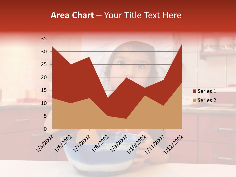 Portrait Scoop Happy PowerPoint Template