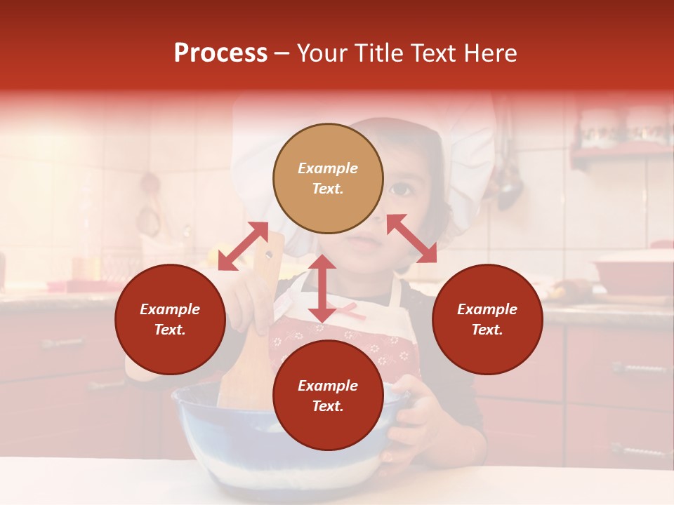 Portrait Scoop Happy PowerPoint Template