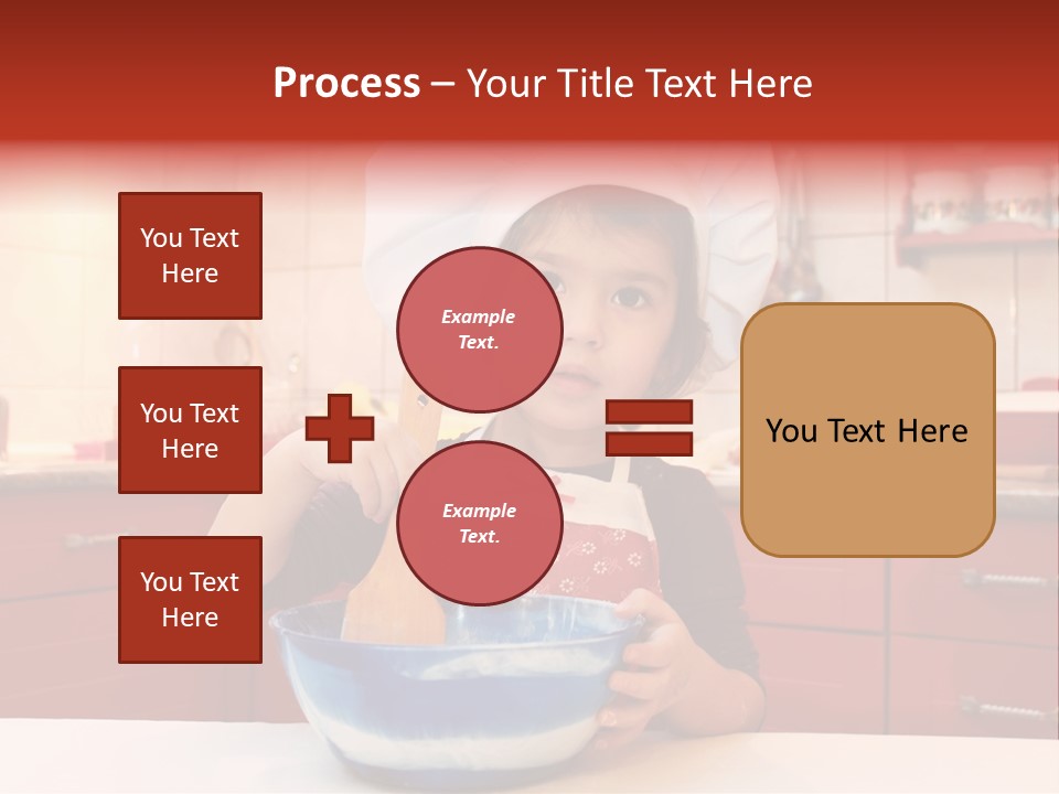 Portrait Scoop Happy PowerPoint Template