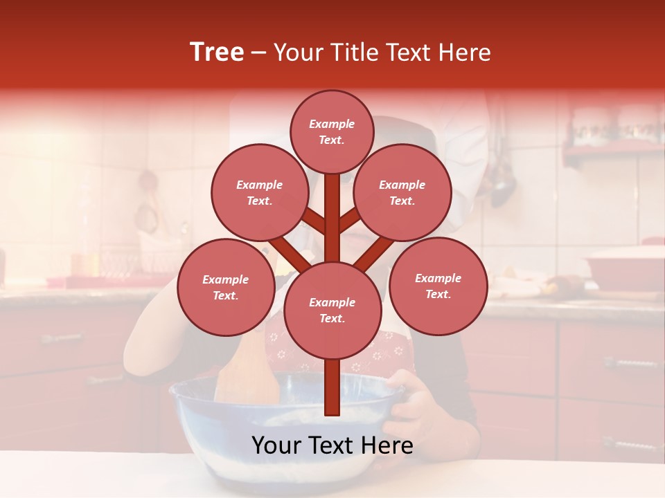 Portrait Scoop Happy PowerPoint Template