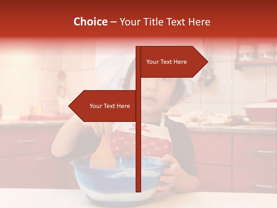 Portrait Scoop Happy PowerPoint Template