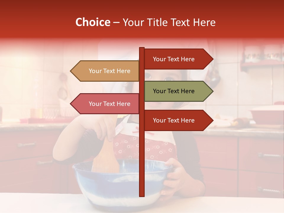 Portrait Scoop Happy PowerPoint Template