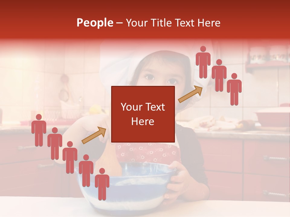 Portrait Scoop Happy PowerPoint Template