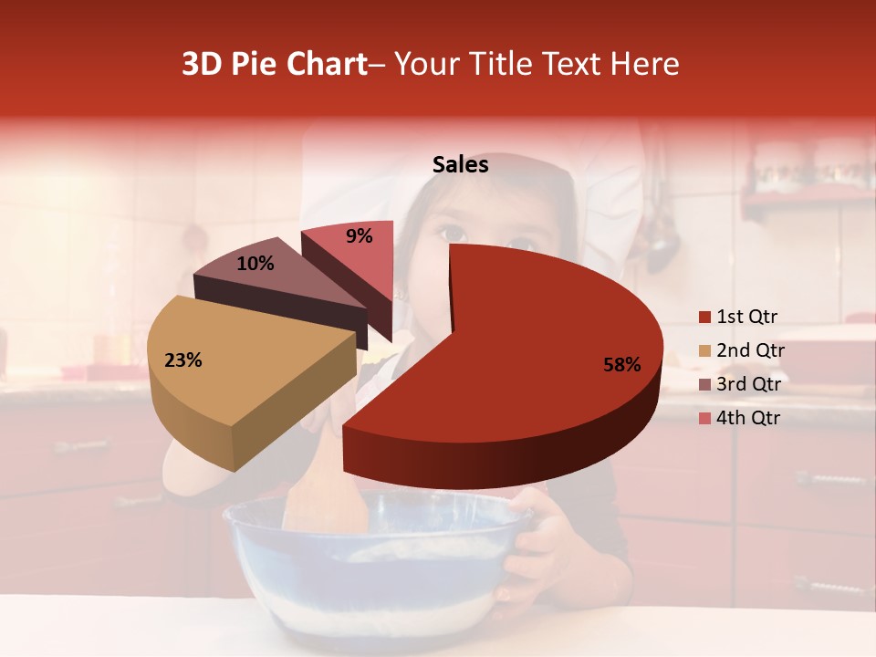 Portrait Scoop Happy PowerPoint Template