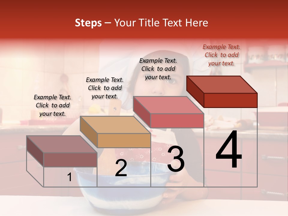 Portrait Scoop Happy PowerPoint Template