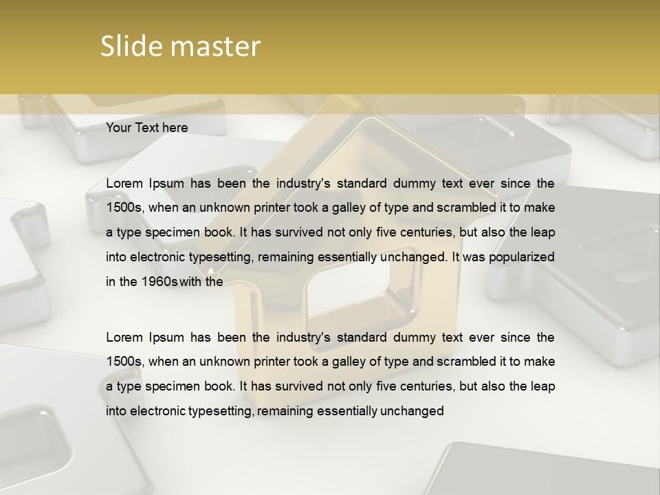 Design Sign Building PowerPoint Template