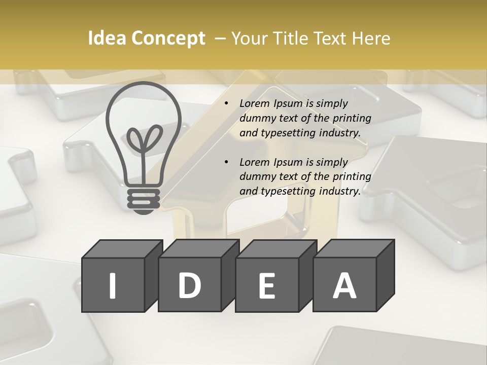 Design Sign Building PowerPoint Template