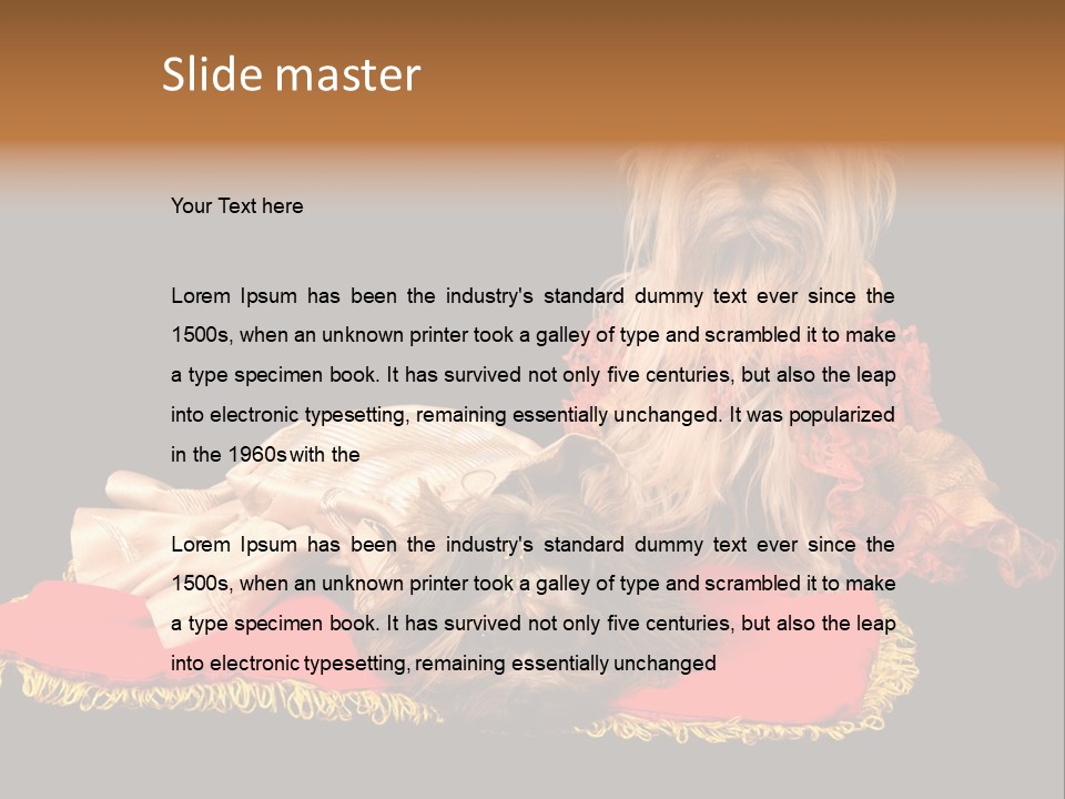 Domestic King Yorkshire PowerPoint Template