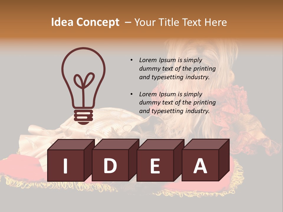 Domestic King Yorkshire PowerPoint Template