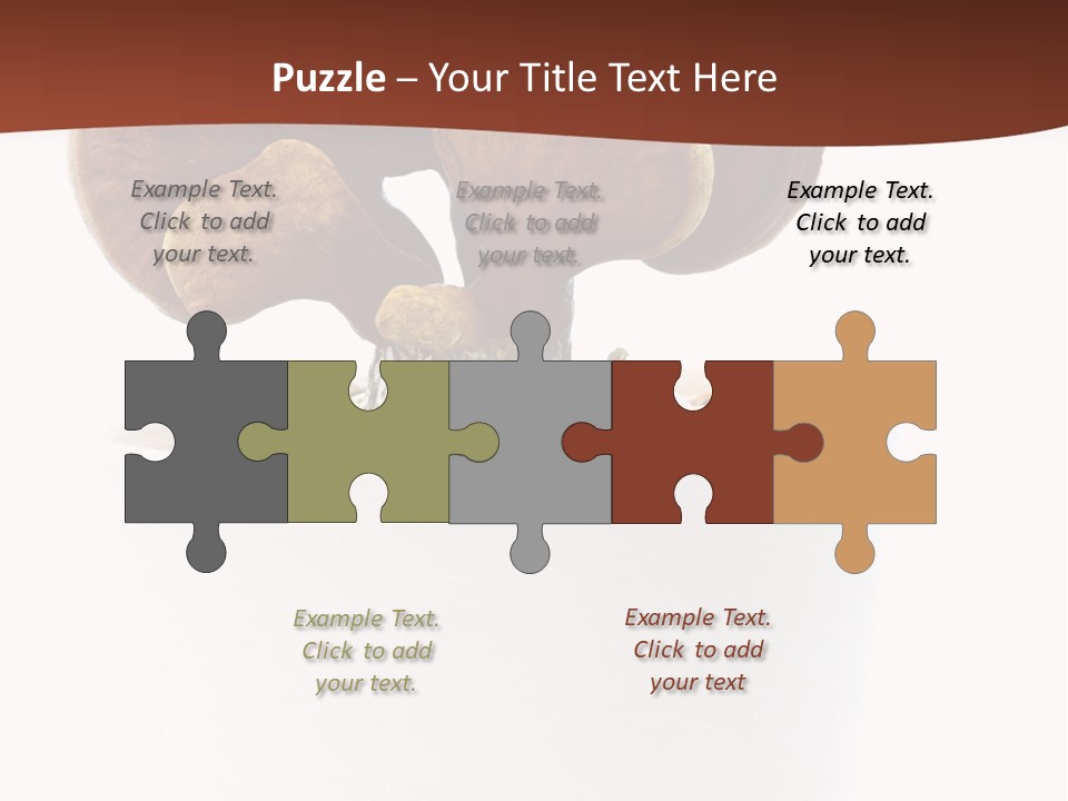 Mushroom Chinese Nature PowerPoint Template